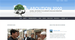 Desktop Screenshot of abolition2000.org